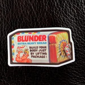 Blunder Parody Accent Decor Sticker
